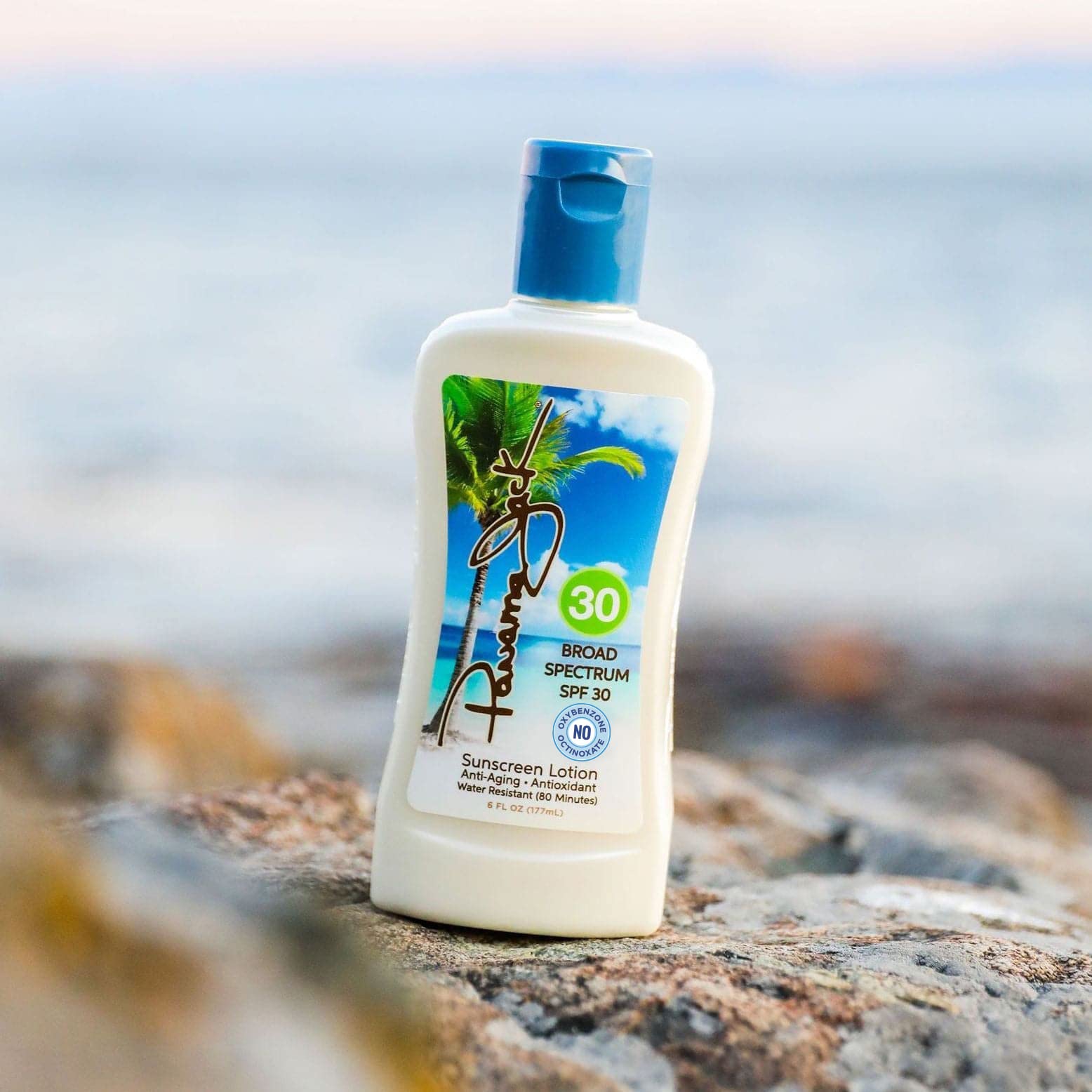 Panama Jack Sunscreen Lotion SPF 30 - Broad Spectrum UVA/UVB Protection, Water Resistant, PABA-Free, Paraben-Free, Gluten-Free & Cruelty Free, 6 Fl Oz (6-Pack) - Perfect for Beach, Pool & Outdoor Activities