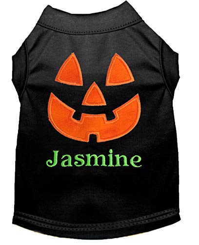 Jack O'Lantern Dog Halloween Costume - Pumpkin Face Pet Shirt for Small & Large Dogs - Fun Halloween Outfit for Parties & Trick-or-Treating