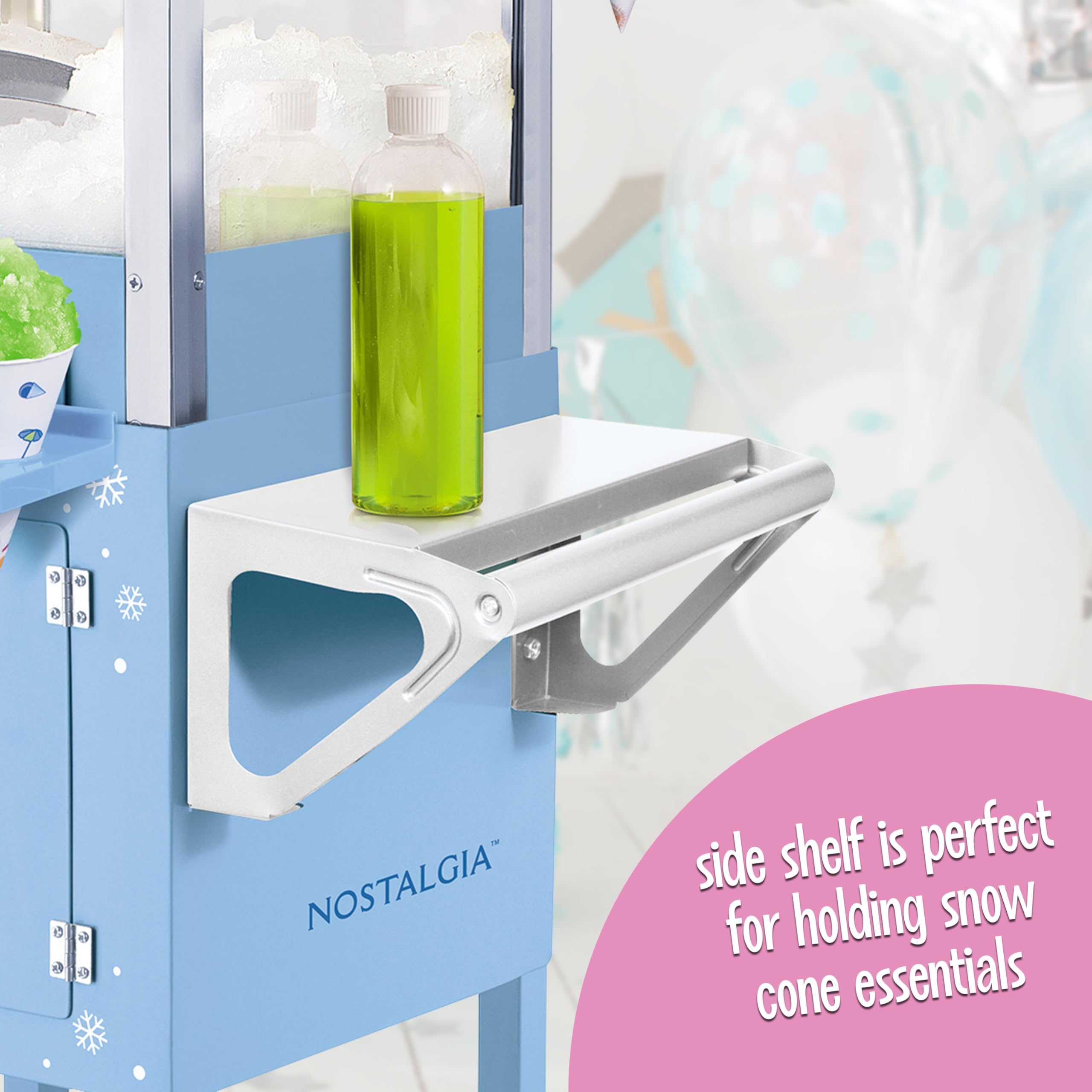 Nostalgia Retro Blue Snow Cone Machine - 54
