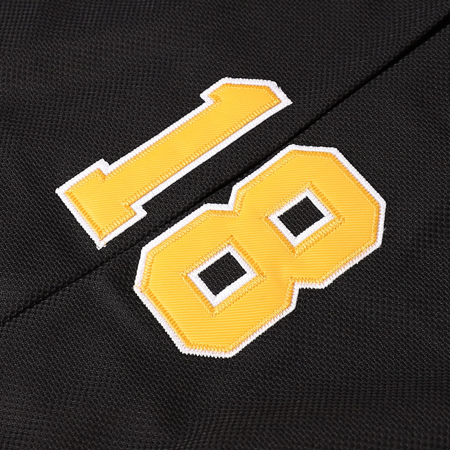 Happy Gilmore #18 Adam Sandler 1996 Movie Ice Hockey Jersey - Stitched Men's Hockey Jersey Black (S-3XL) - Perfect for Cosplay, Halloween & Hockey Fans