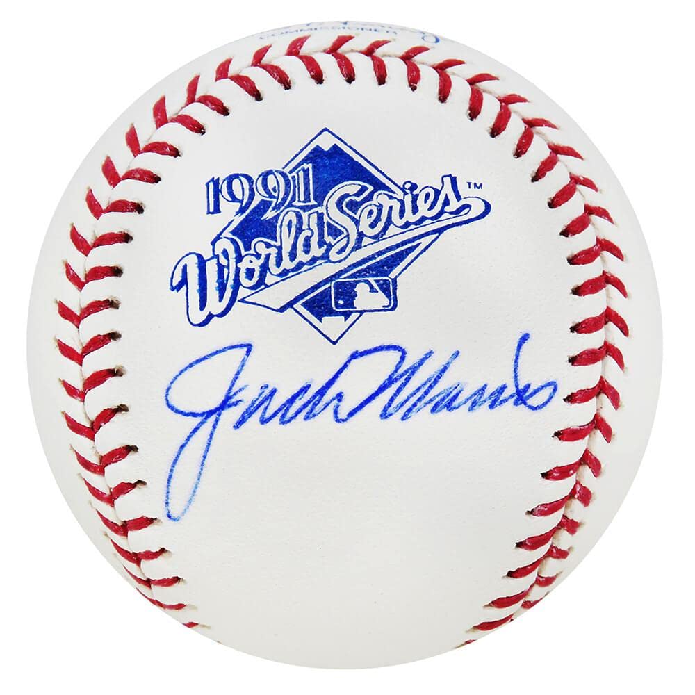 Jack Morris Signed 1991 World Series Baseball - Authentic Autographed MLB Collectible for Sports Memorabilia & Baseball Fans - Perfect for Display, Gifts, and Collections