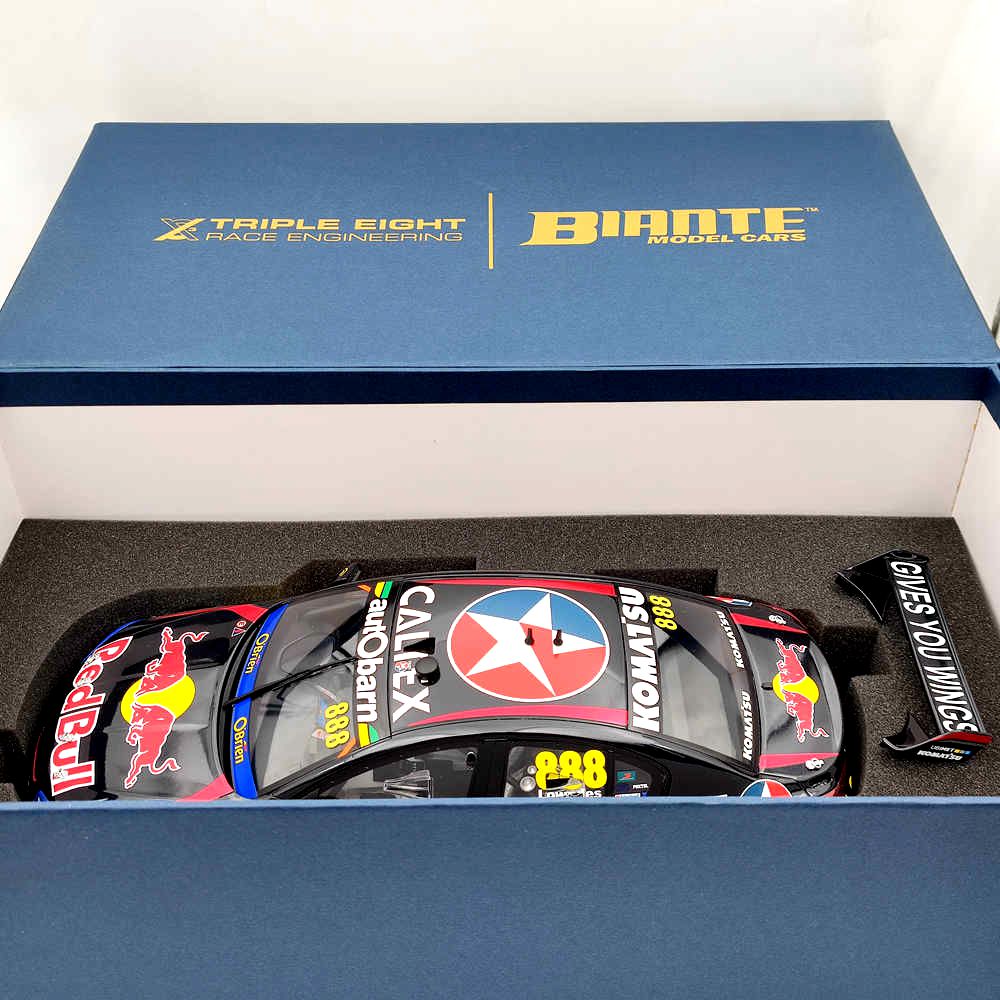 1:12 Scale Red Bull 2015 Bathurst Winner #888 Holden VF Commodore B12H15Q Resin Model Car - Collectible Diecast Racing Toy Gift for Car Enthusiasts & Display Decor for Office/Home