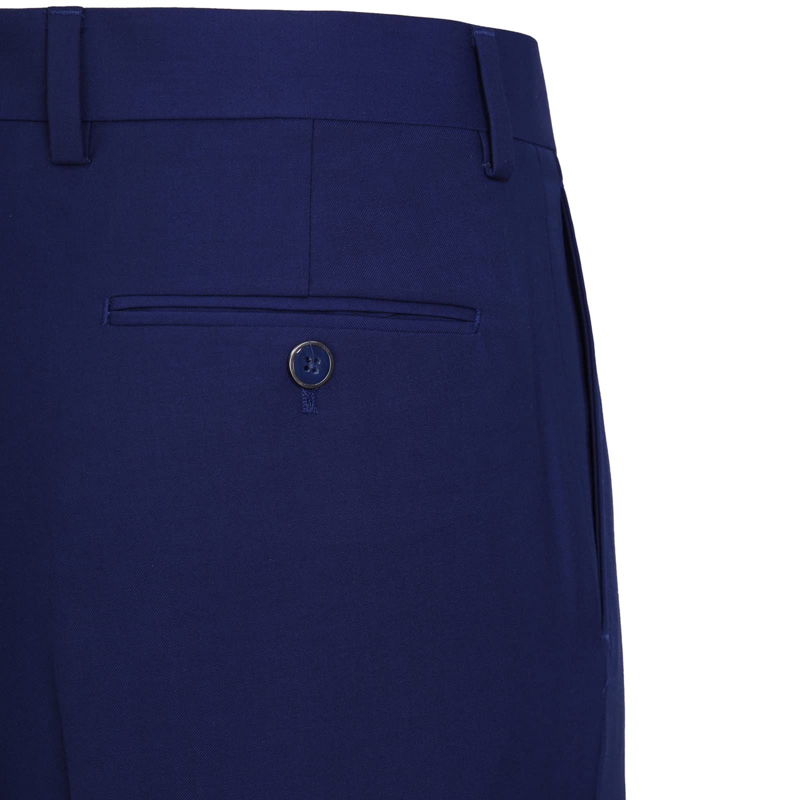 Men's Slim Fit 2-Piece Suit Set - 2-Button Business Blazer & Dress Pants | Formal Office Wear, Wedding Attire & Professional Outfits