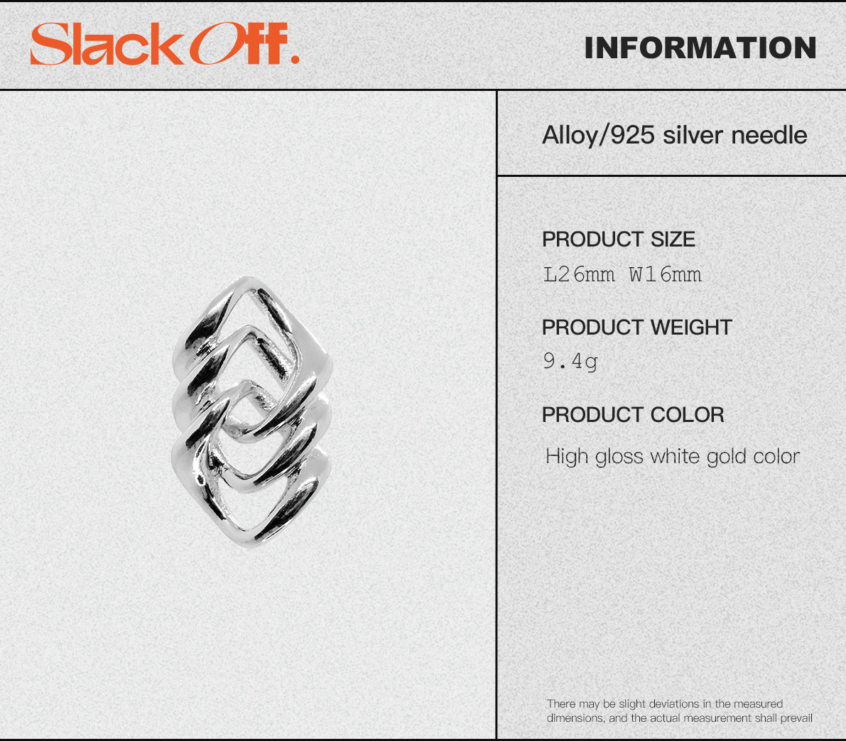 SlackOff Sterling Silver Wrapped Earrings for Women - Elegant & Durable Jewelry for Everyday Wear, Parties & Gifts