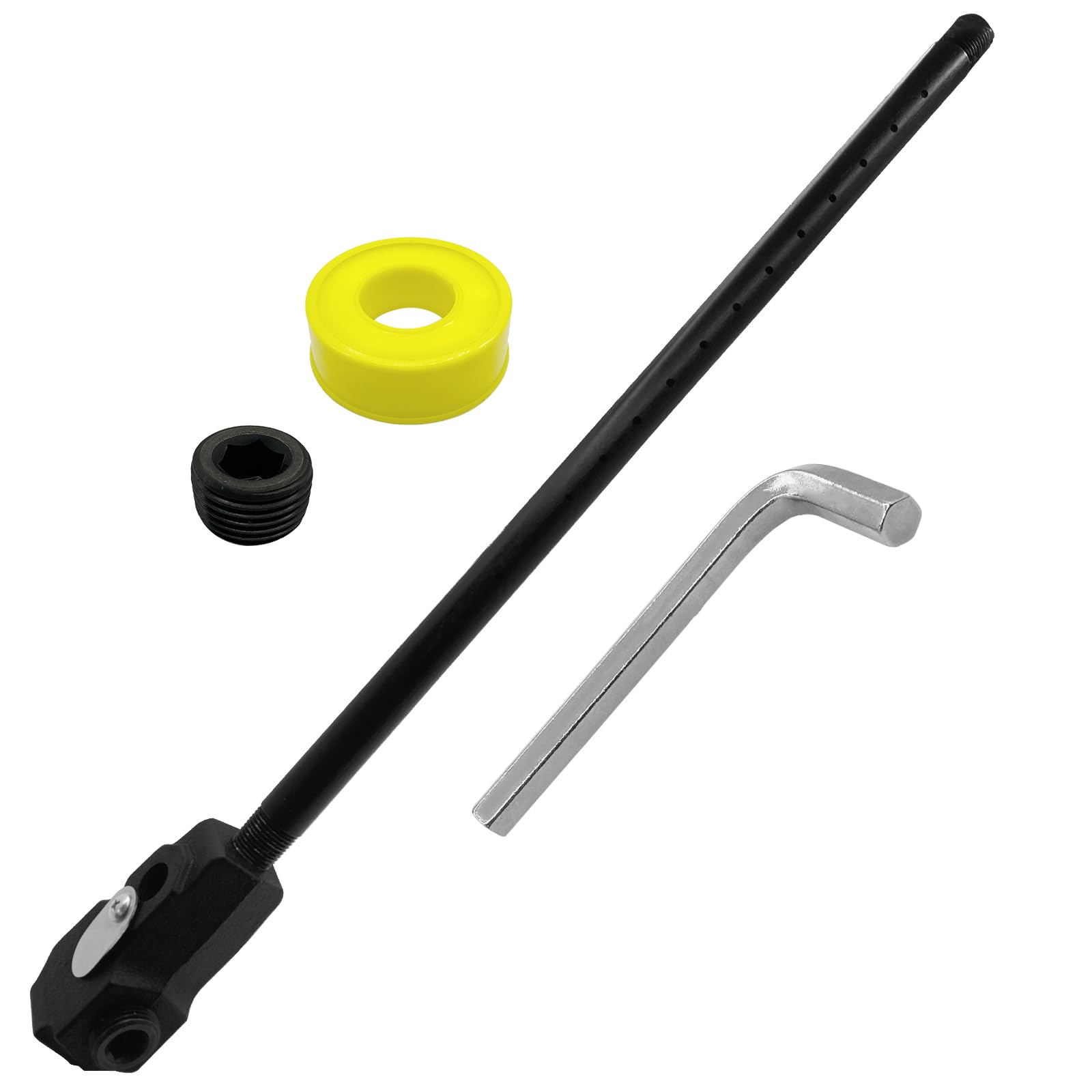 Universal Gas Log Lighter Starter Kit with Burner Pipe, Fuel Mixer & Wrench - Natural Gas Fireplace Accessories for Wood Burning Fireplaces - Perfect for Cozy Winter Nights & Home Heating