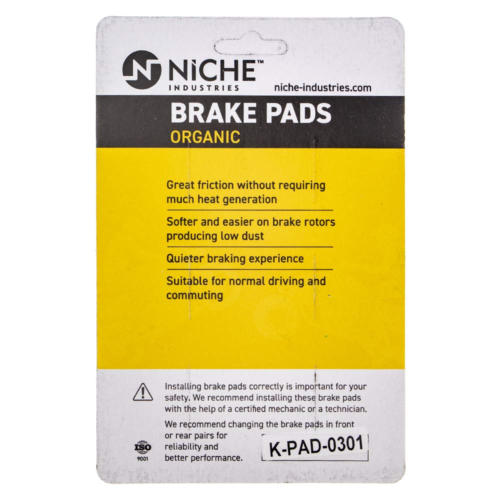BMW R1150R R1200C Rockster Montauk Front & Rear Organic Brake Pad Set - Independent 34117690170 - Perfect for City Commuting & Highway Riding