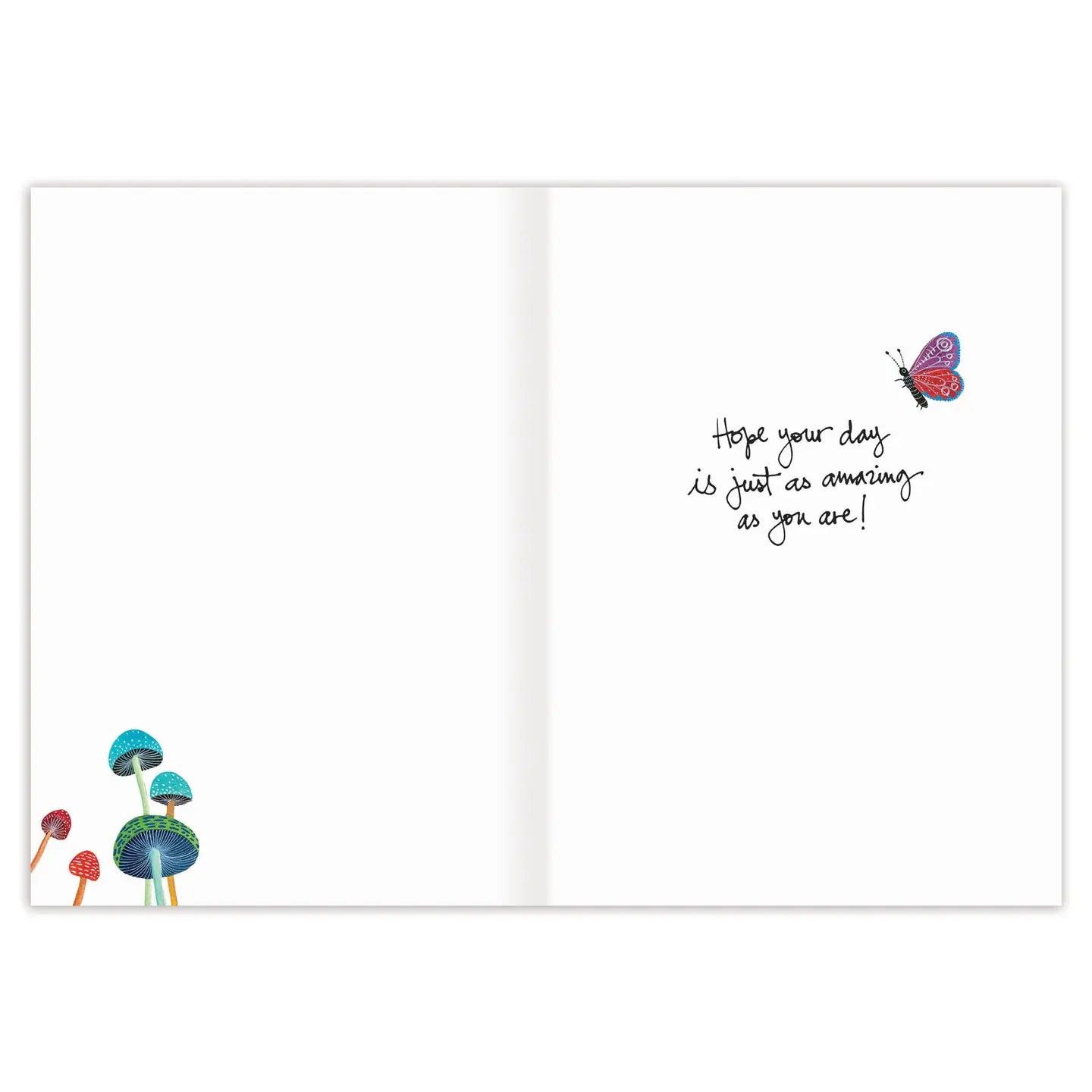 Birds & Mushrooms Birthday Greeting Card - Whimsical Nature-Themed Birthday Card for Friends & Family - Perfect for Birthdays, Anniversaries & Special Occasions
