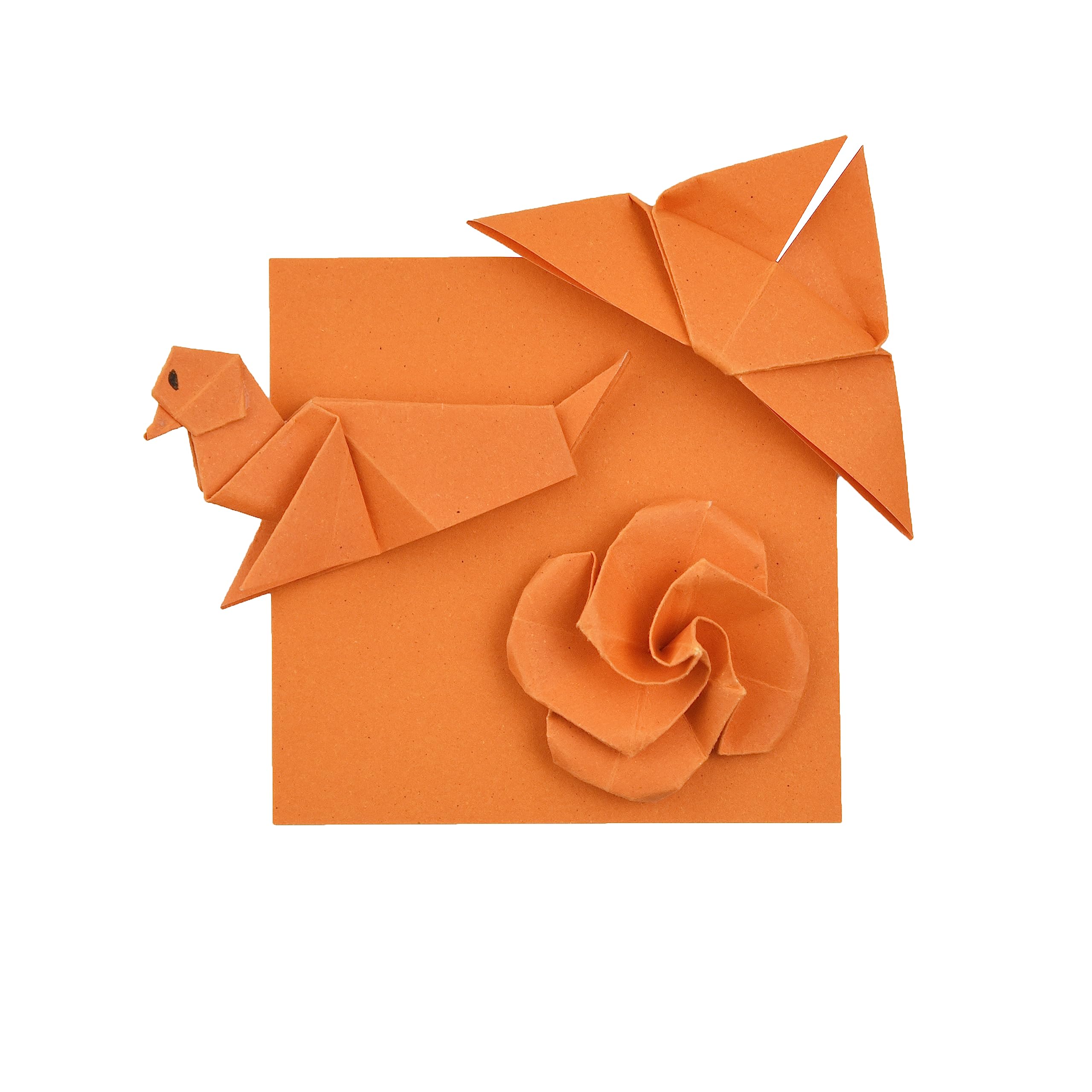 100 Sheets Double-Sided Origami Paper 6x6 Inches - Vibrant Colors, Easy to Fold for Origami Cranes, DIY Crafts, Scrapbooking, Card Making - Perfect for Kids, Beginners & Art Projects (S03 Marmakade)
