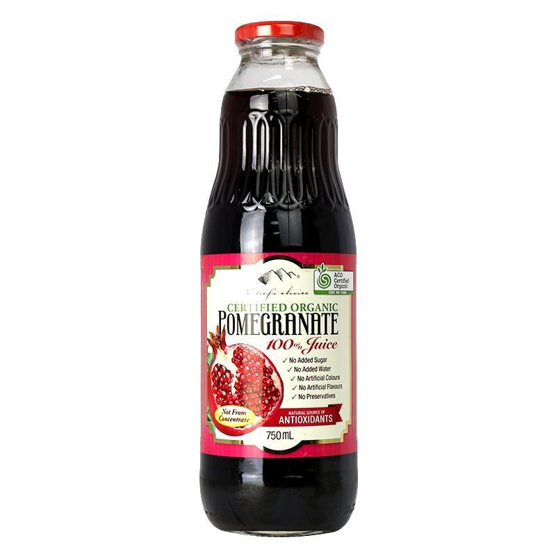 Premium 100% Pure Pomegranate Juice - Antioxidant Rich, No Sugar Added, Cold-Pressed for Maximum Nutrition - Perfect for Smoothies, Cocktails & Healthy Morning Drinks