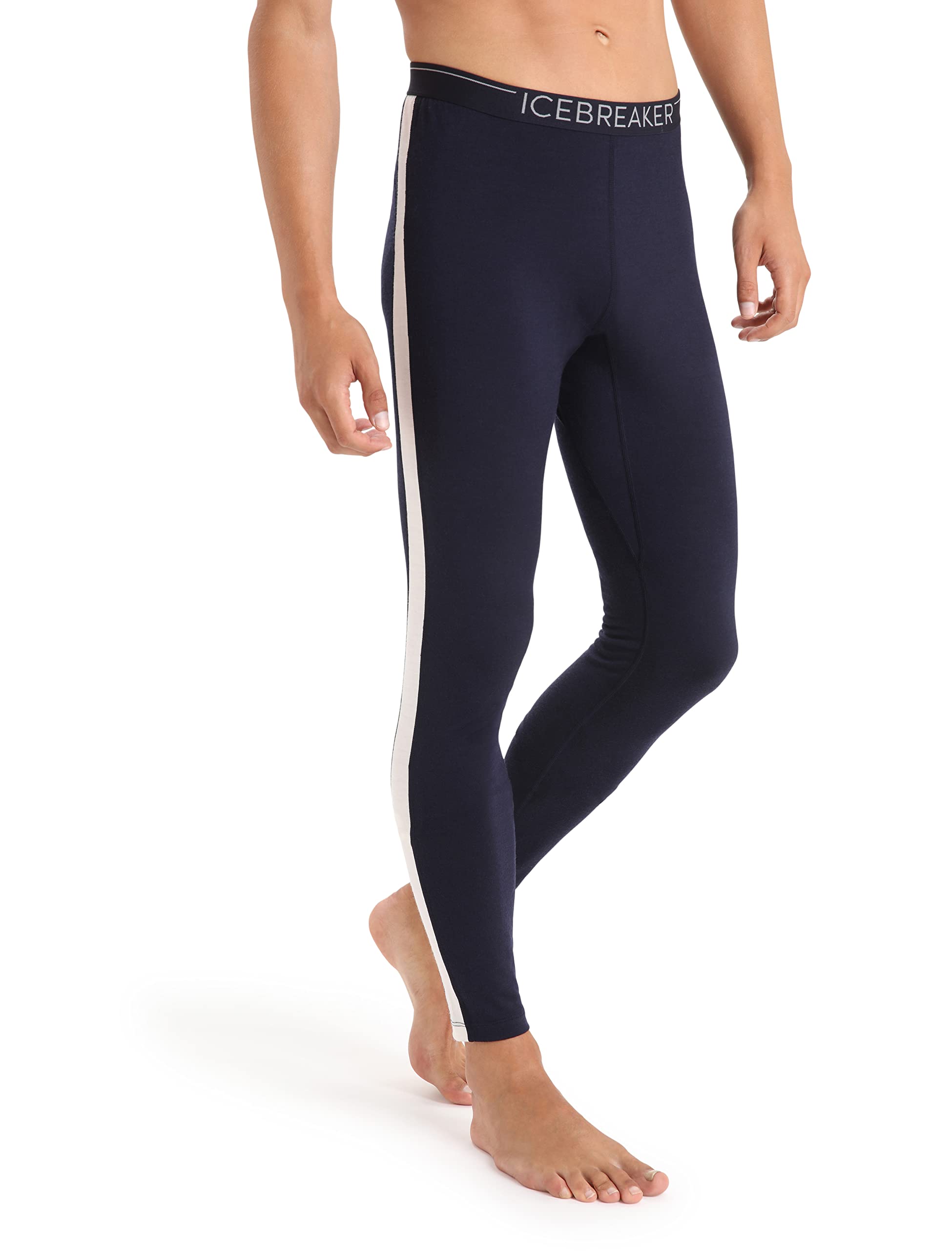Icebreaker Merino Men's 200 Sonebula Base Layer Leggings - Warm Thermal Underwear for Hiking, Skiing & Winter Outdoor Activities