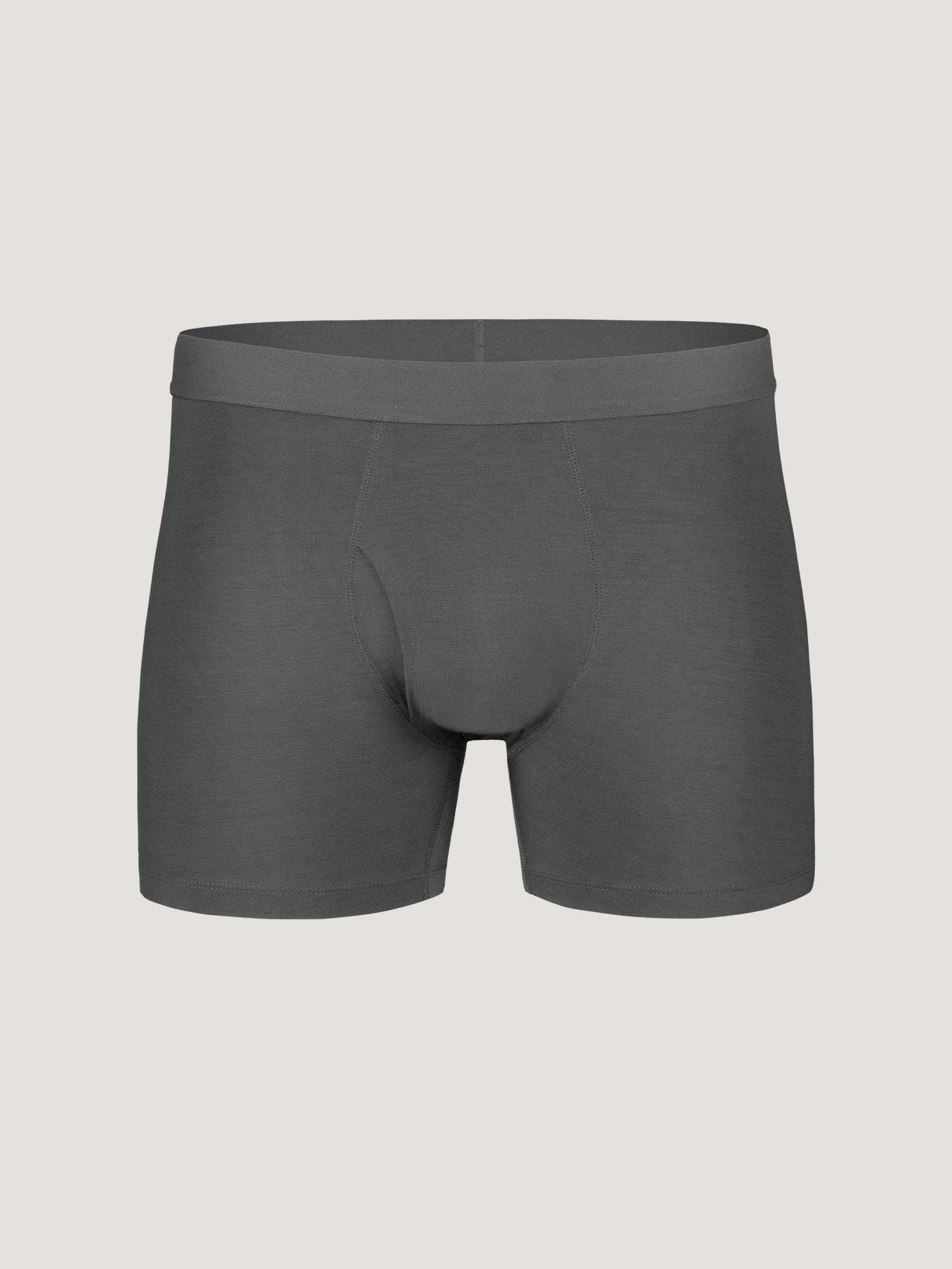Premium Graphite Boxer Briefs for Men - Soft, Breathable & Comfortable Underwear - Ideal for Everyday Wear, Workout & Travel