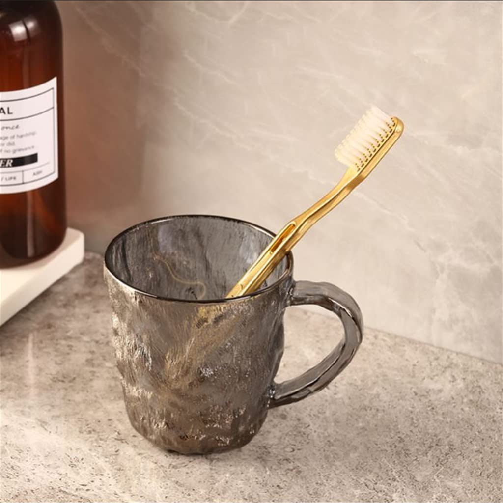 Couple Toothbrush Holder with Mouthwash Cup - Stylish Bathroom Organizer for Toothbrush, Toothpaste & Rinsing | Perfect for Couples, Families & Travel Use
