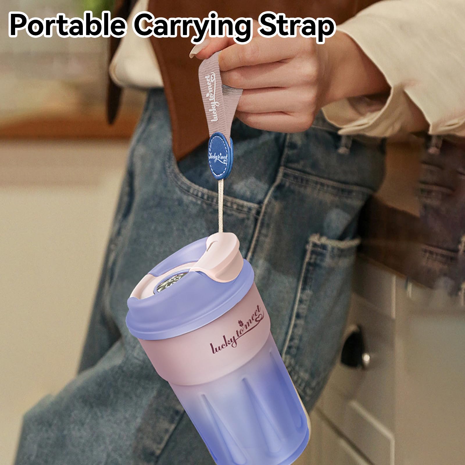 Smart Insulated Coffee Tumbler with Temperature Display - Perfect for Travel & Car Commutes