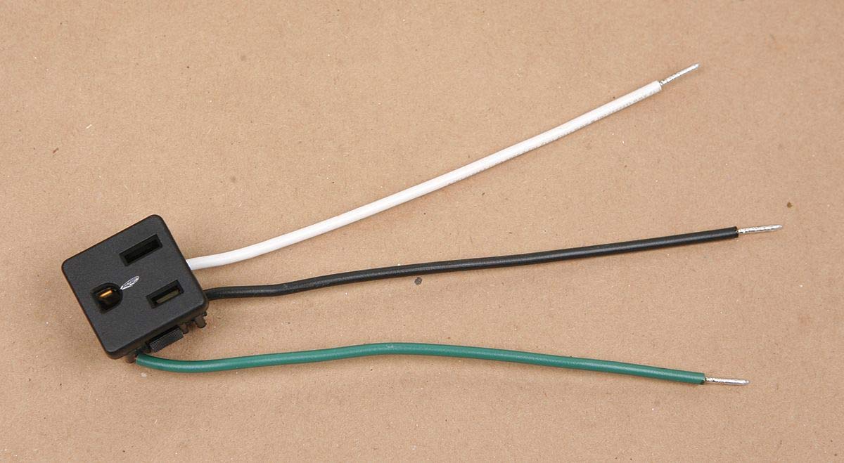 3-Way Black Electrical Outlet Receptacle (801229) - Perfect for Home, Office, and Workshop Power Extension Needs