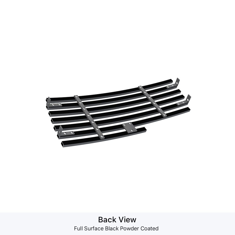 APS Black Billet Front Grill Grille Insert C86630H Compatible with Chevy Kodiak & GMC Topkick 2003-2009 - Side Vent Replacement for Enhanced Truck Style & Protection