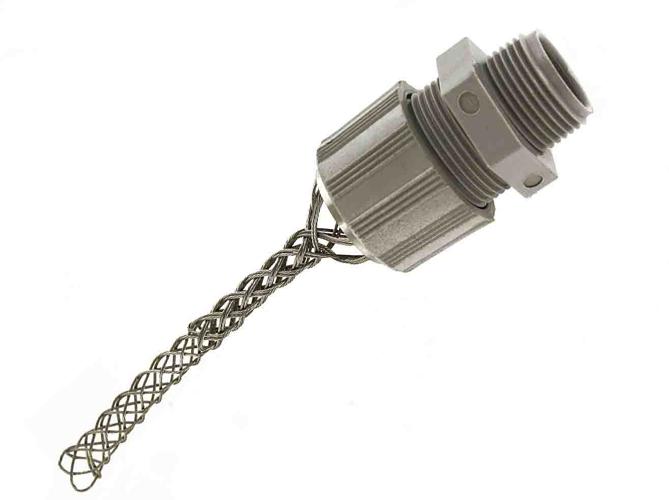 Leviton L7562 Strain Relief Cord Connector, Nylon, 0.625-0.75 Inch, Sealed - Secure Electrical Wiring for Outdoor/Industrial Use