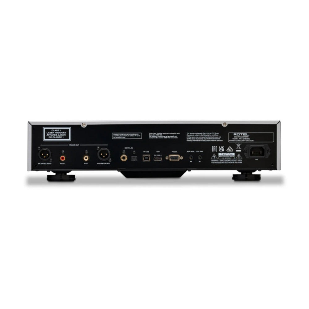 Rotel DT-6000 Diamond Series CD Player with High-Resolution DAC - Premium Audio Transport for Home Theater & Hi-Fi Systems - Perfect for Audiophiles & Music Enthusiasts