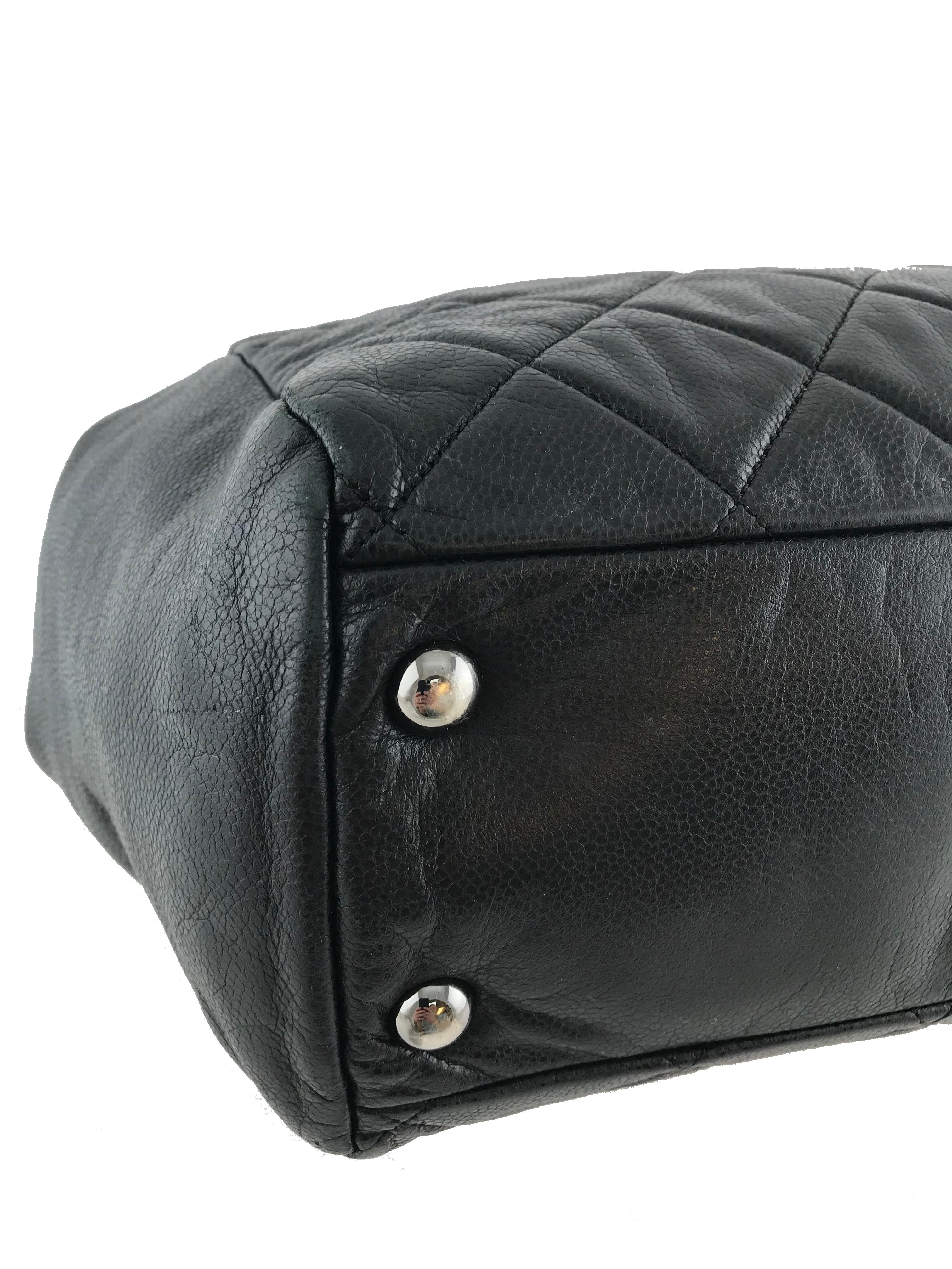 Chanel Quilted Caviar Leather Large Tote Bag - Luxury Designer Handbag for Women | Perfect for Work, Travel & Everyday Use
