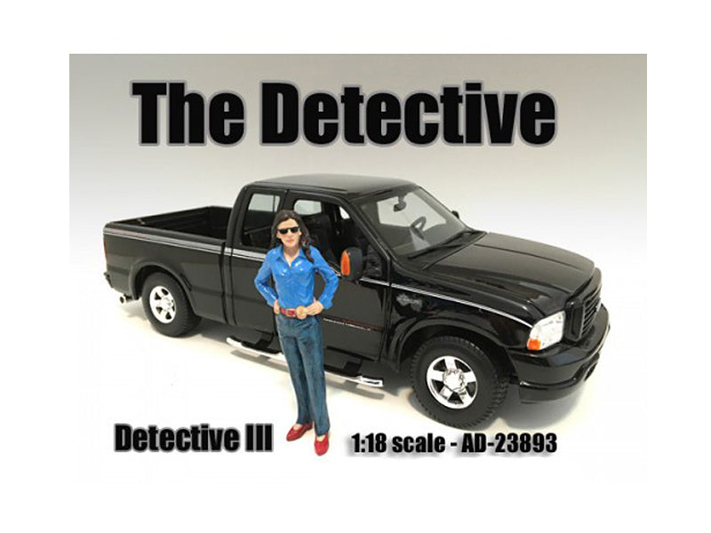 American Diorama 1:18 Scale The Detective #3 Collectible Figure - Perfect for Model Car Displays, Diorama Scenes & Collectors