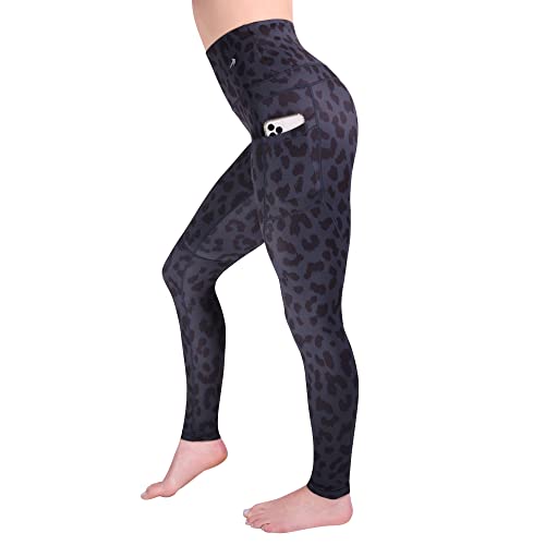 Leopard Black Super High Waist W/ Pockets