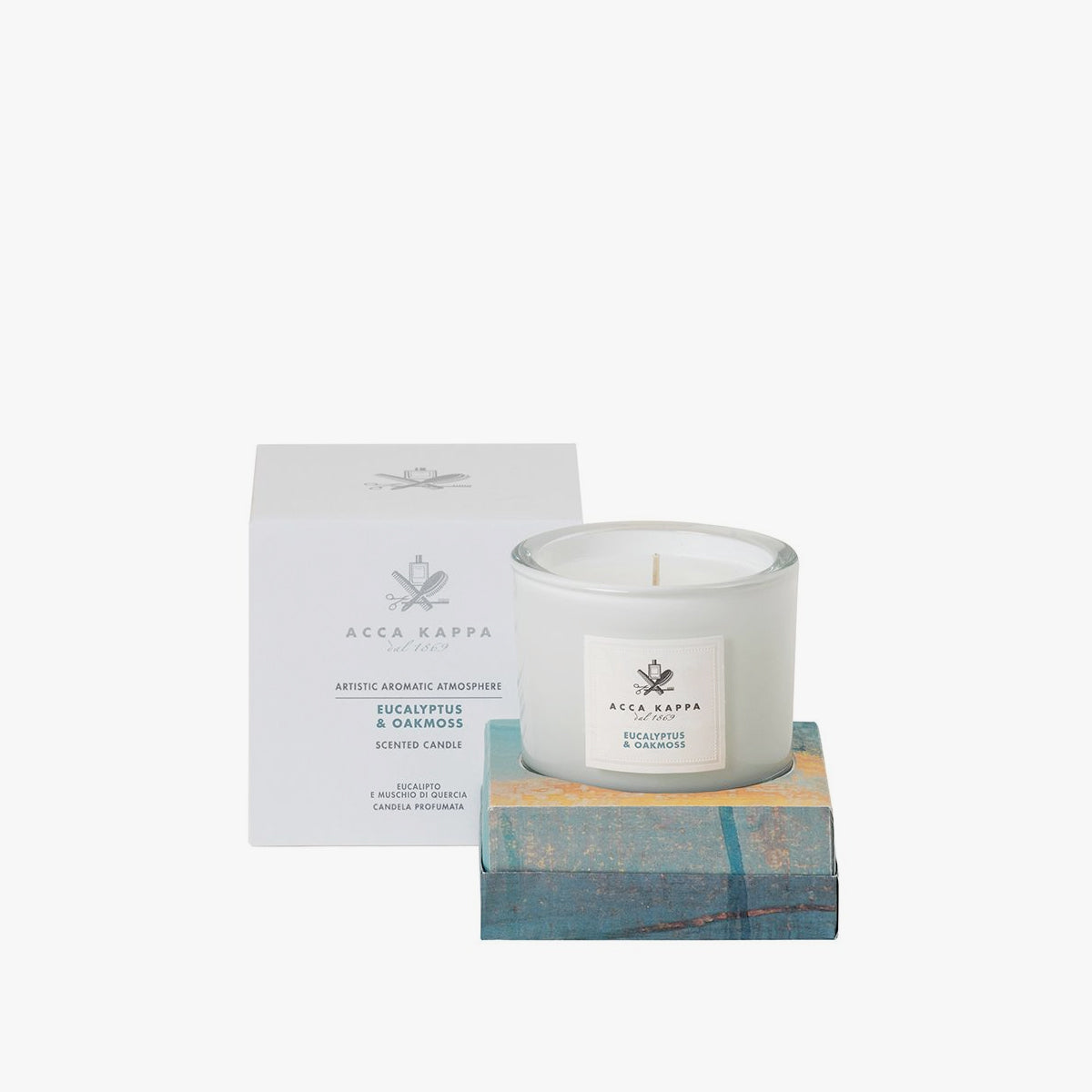 Eucalyptus & Oakmoss Scented Candle - Natural Soy Wax Aromatherapy Candle for Relaxation, Stress Relief & Home Decor | Perfect for Bedroom, Bathroom & Meditation Spaces