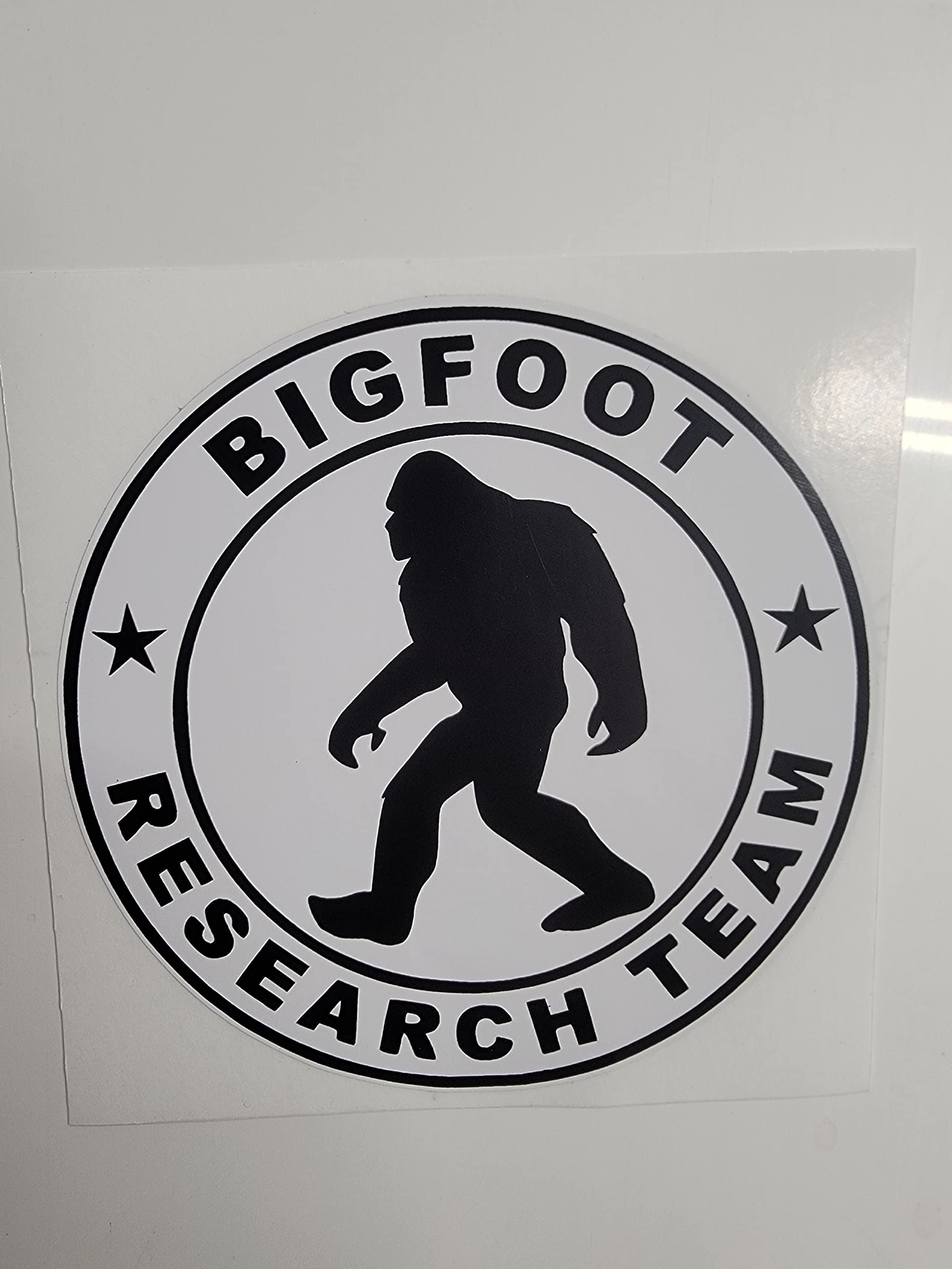 Bigfoot Research Team Vinyl Bumper Sticker - Waterproof Decal for Cars, Trucks, Vans, Walls & Laptops - 2nd Amendment American Flag Design - Perfect for Outdoor Enthusiasts & Patriotic Decor