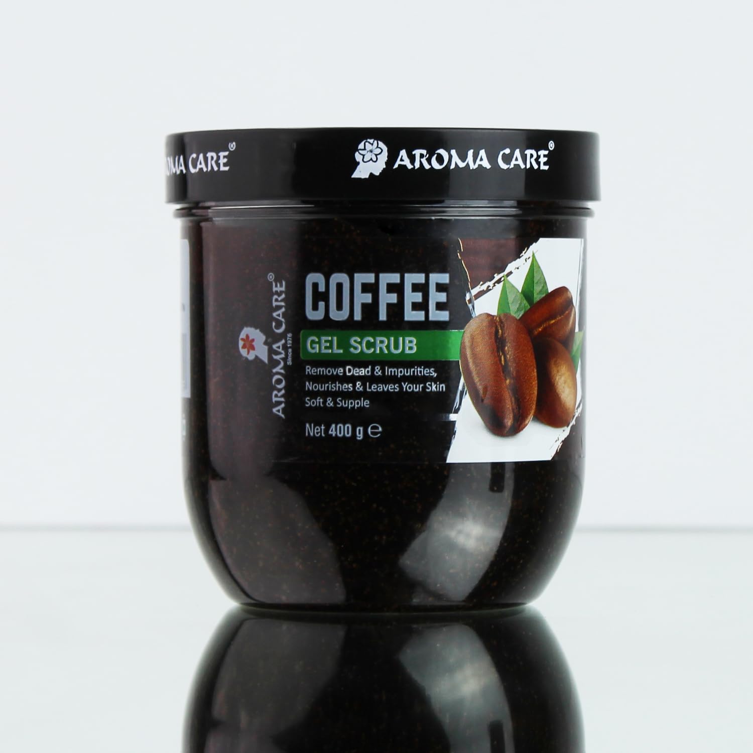 Organic Coffee Gel Scrub for Face & Body - Exfoliating & Moisturizing Skincare (2 x 400g) - Perfect for Spa Day, Acne Treatment & Dry Skin Care