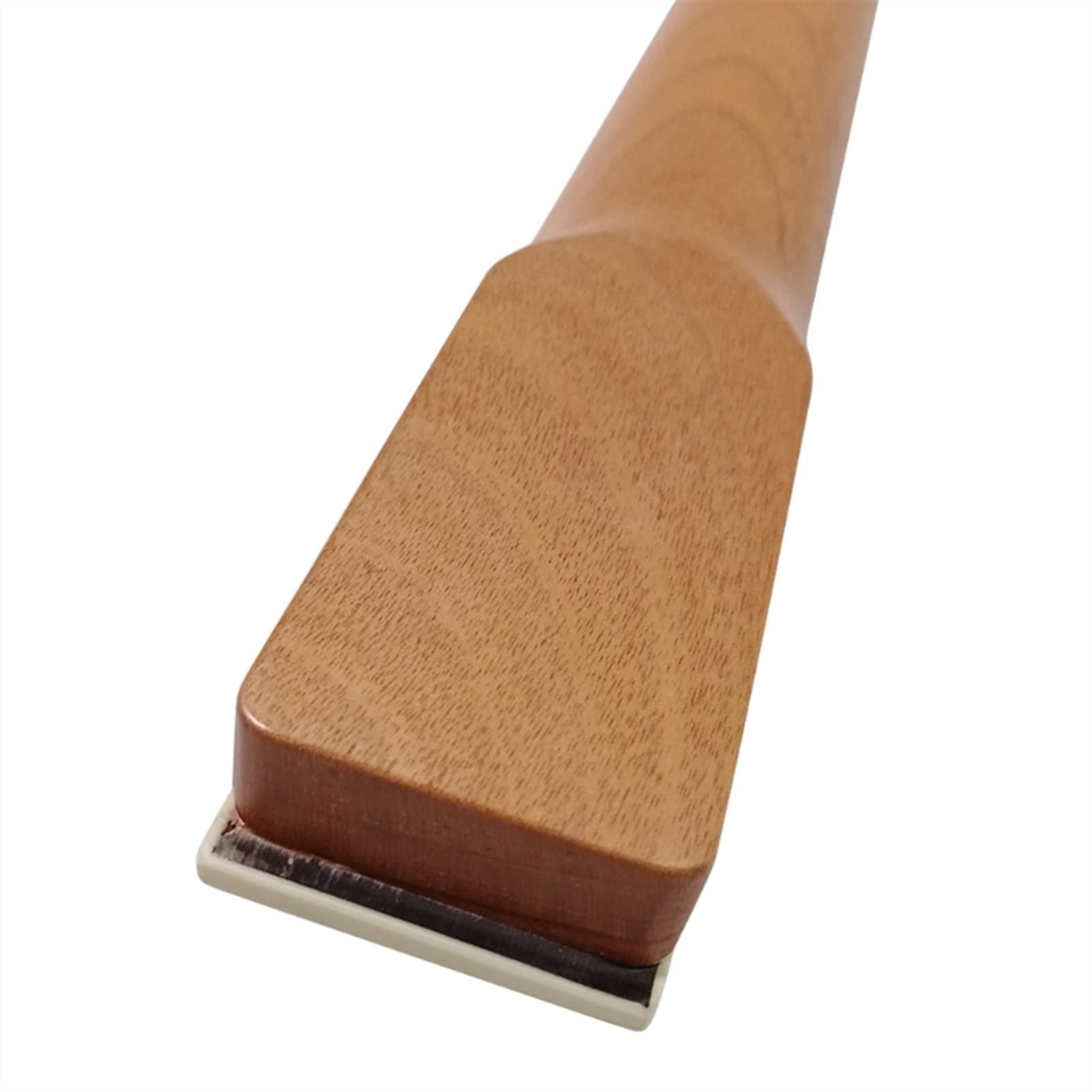 22 Fret Maple Electric Guitar Neck with Rosewood Fretboard - Smooth Edge Replacement Part for DIY Guitar Repair (Color: Yellow) - Perfect for Rock, Blues & Metal Performances