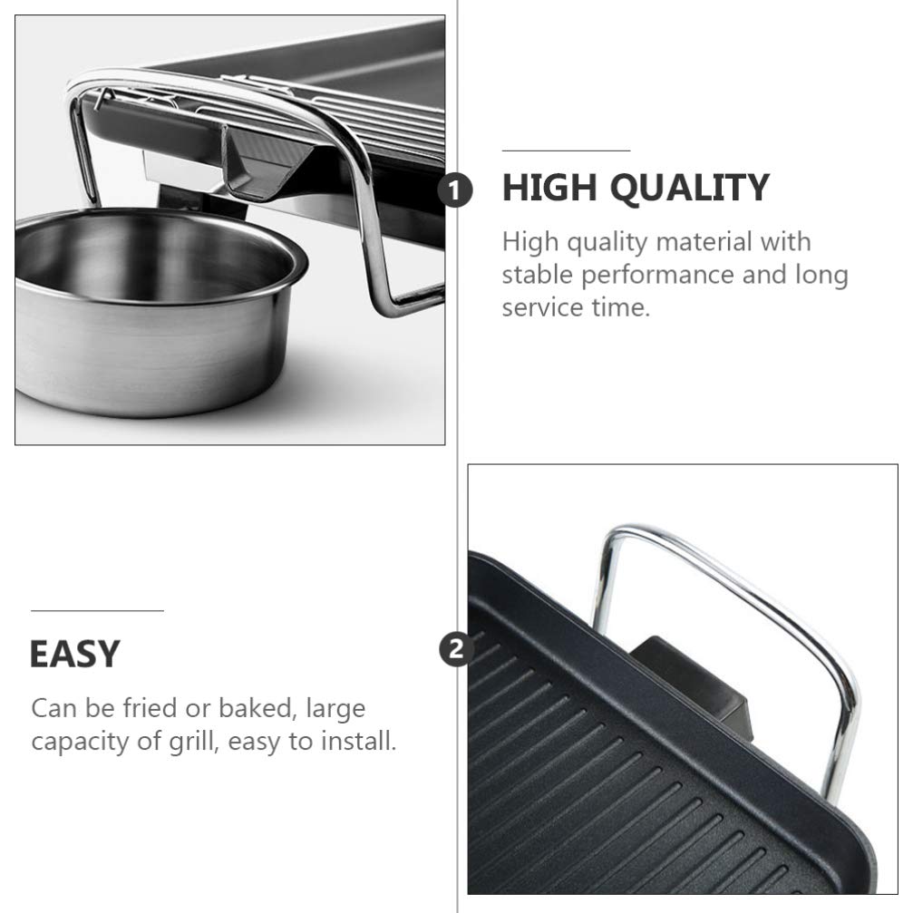 DOITOOL Electric BBQ Grill Set - Smokeless Indoor/Outdoor Grill Machine with Baking Tray, Multi-functional Roaster for Meat, Vegetables & Seafood | Perfect for Backyard Parties, Camping & Family Gatherings