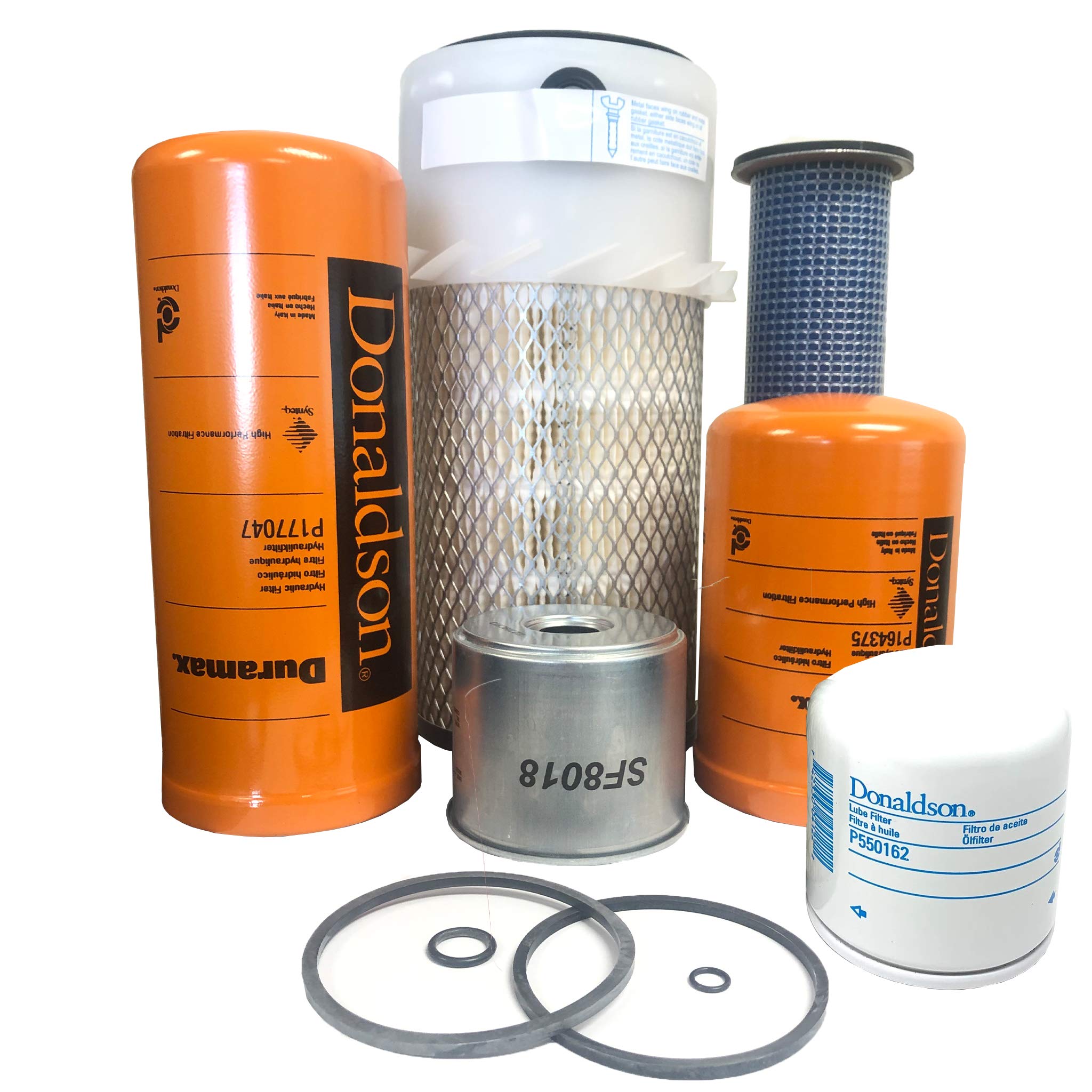 CFKIT Maintenance Filter Kit for Bobcat 843 Skid Steer Loaders (SN #502613316 & Above) - Air, Oil & Hydraulic Filters - Perfect for Construction & Farm Equipment Maintenance