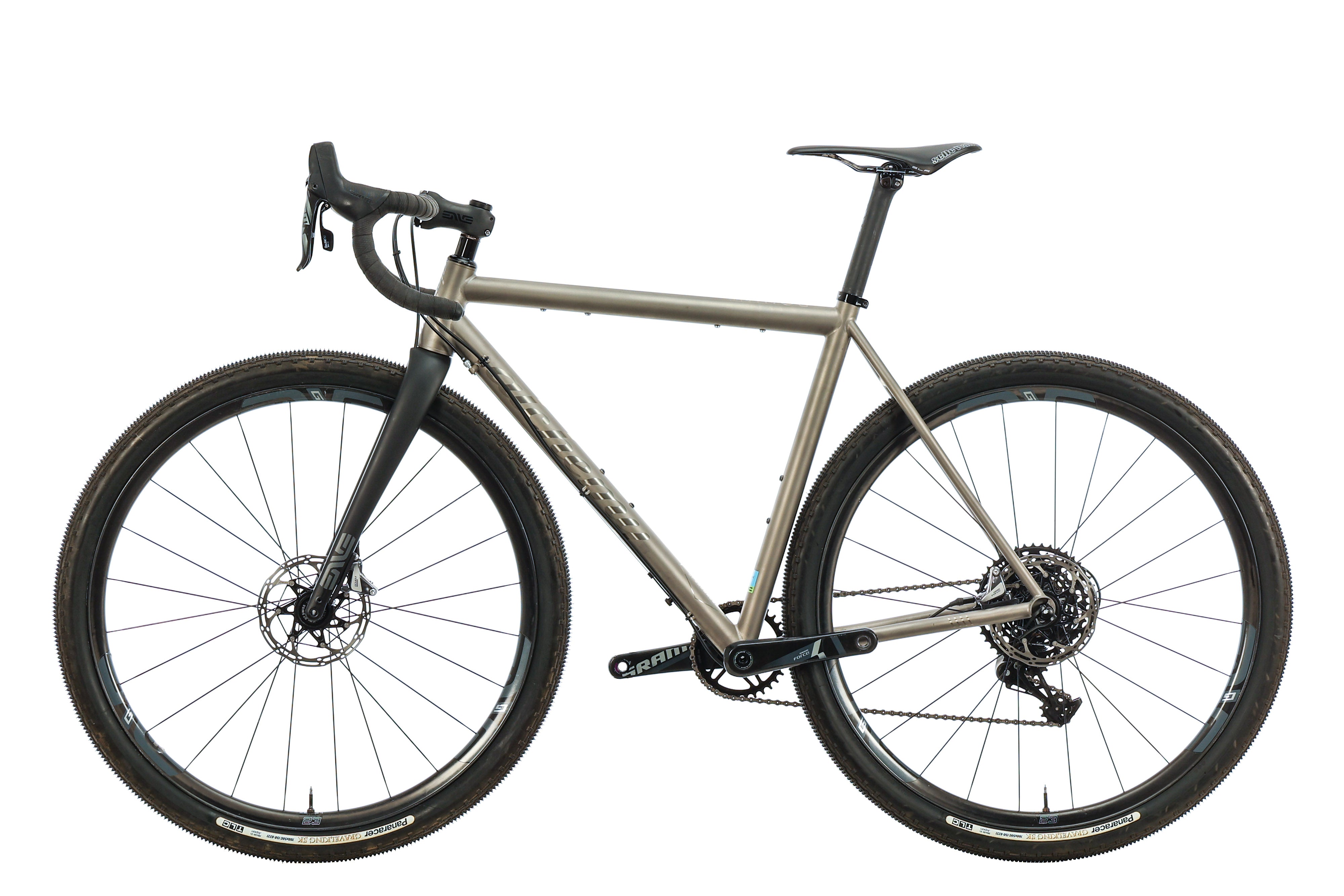 Alchemy Ronin Ti Gravel Bike 2019 - 54cm Titanium Frame, Lightweight & Durable for Adventure Cycling, Commuting & Off-Road Trails