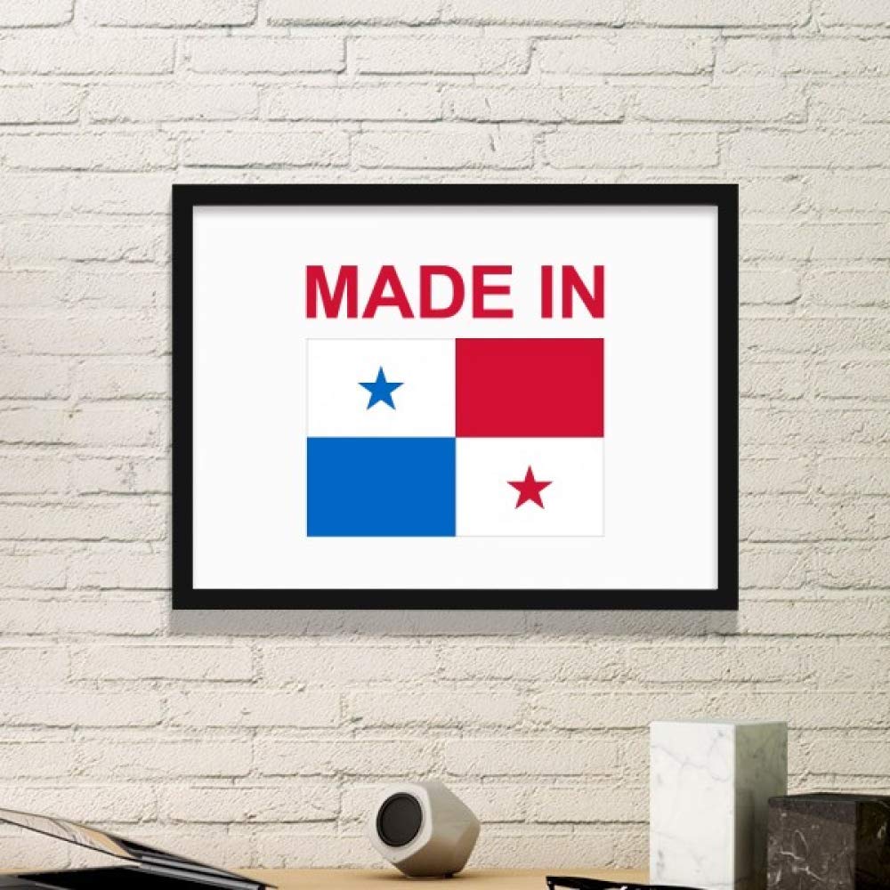 DIYthinker Panama Country Love Art Painting Photo Frame - Handmade Wall Decor Display for Home & Office - Perfect Gift for Art Lovers & Travel Enthusiasts