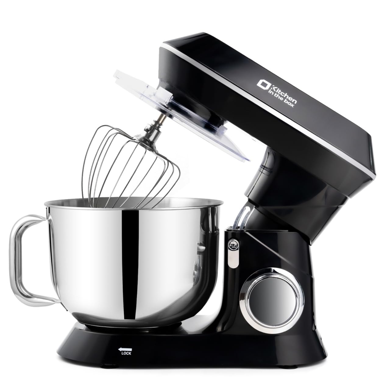 900W 7.5QT Stand Mixer for Baking - 6-Speed Tilt-Head with Dough Hook & Beater - Perfect for Cakes, Cookies & Bread Dough