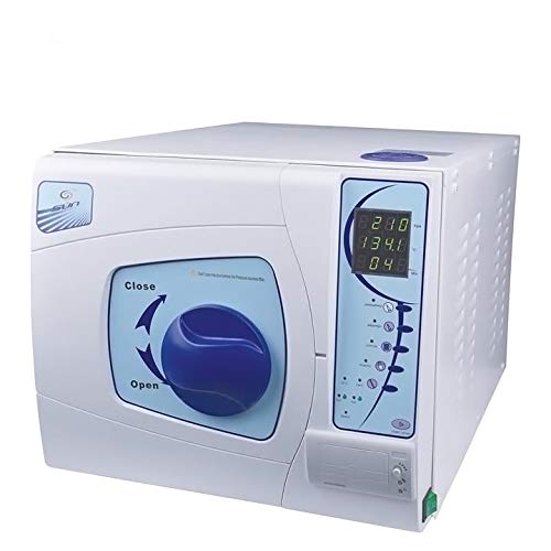 EustomA 16L Digital Autoclave Sterilizer with Vacuum Steam & Data Printing - Lab Equipment for Medical, Dental, and Research Use (Model SUN23-II-P)