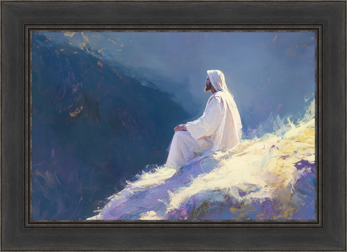 Contemplation By Justin Anna Culebro - Abstract Wall Art Painting for Home & Office Decor | Perfect for Living Room, Bedroom or Meditation Space