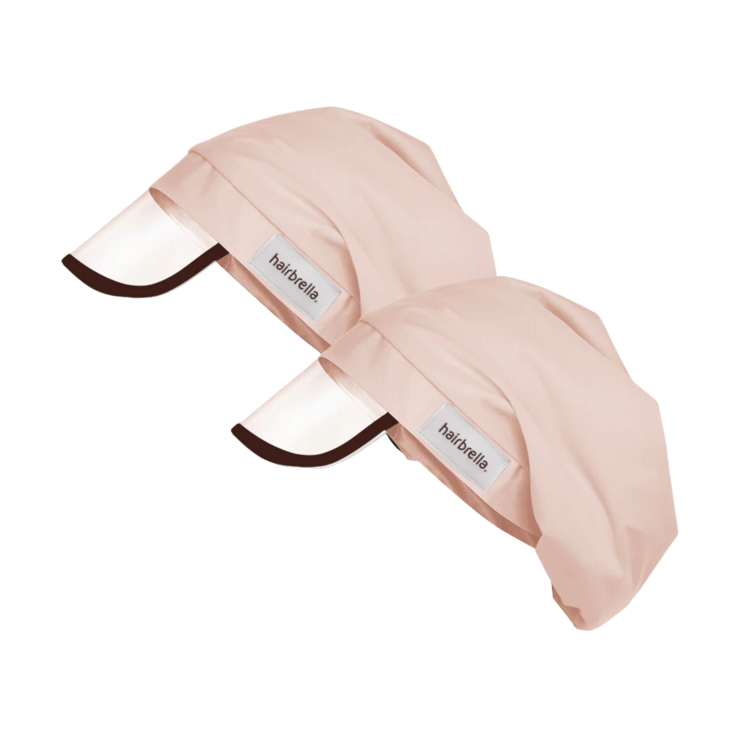 Hairbrella Classic Satin Lined Rain Hat Bundle (2 Pack) - Waterproof & Stylish Hair Protection for Women - Perfect for Rainy Days, Commuting & Outdoor Activities