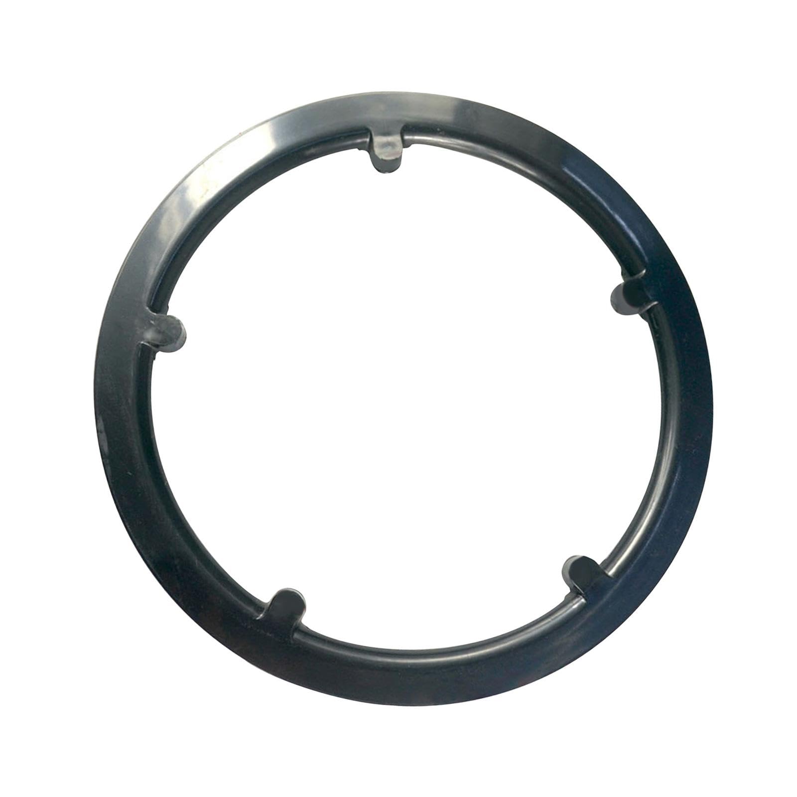 Black Bicycle Chainring Cover - Round Wheel Protector for Mountain Bike Crankset Sprockets - Durable Cycling Repair Parts for Off-Road & Commuter Bikes