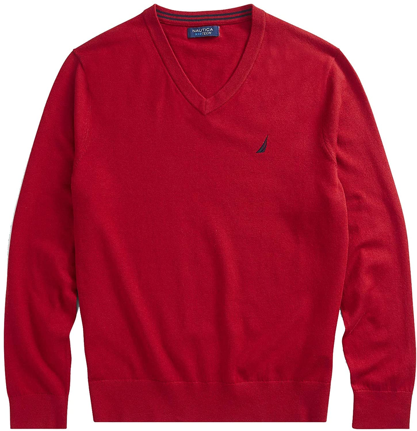 Nautica Big & Tall Men's Navtech V-Neck Sweater - Comfortable & Stylish Knit Pullover for Casual Wear, Office & Winter Outfits