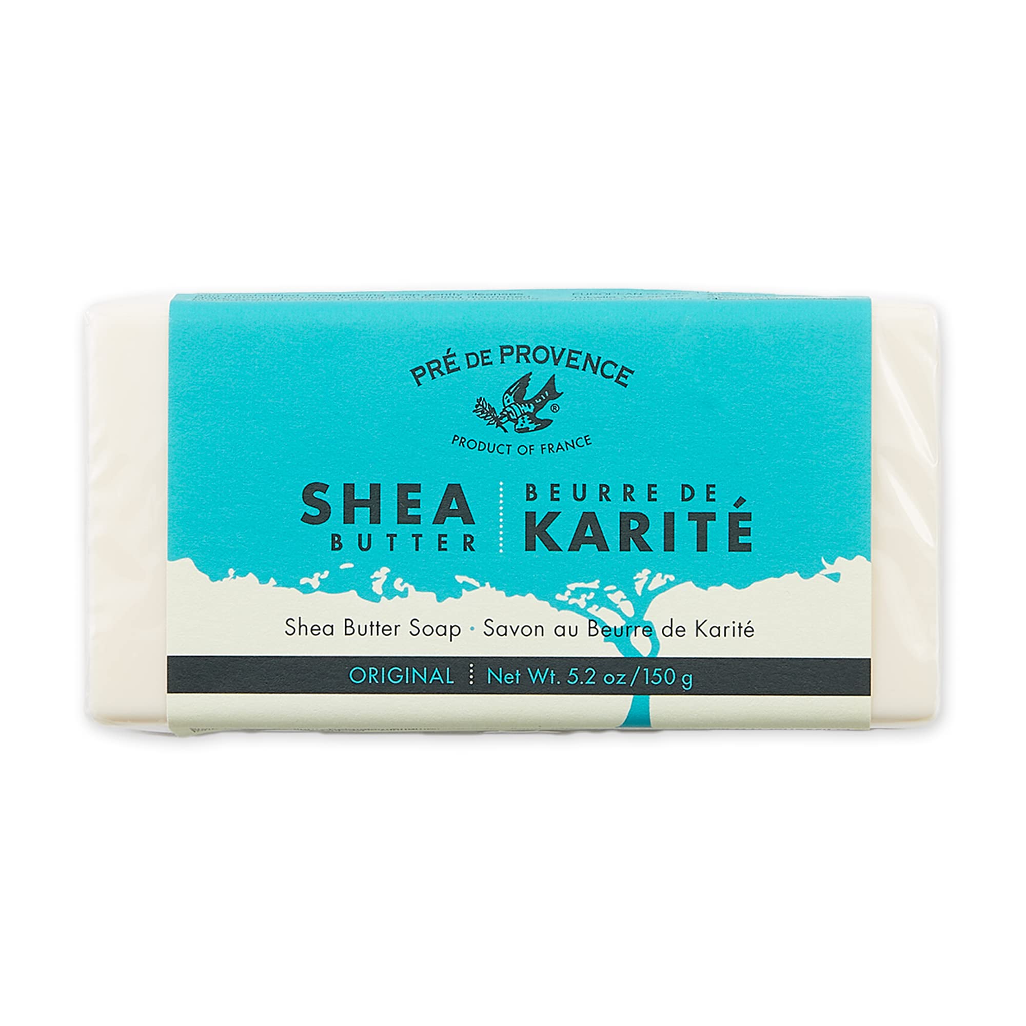 Pre de Provence Shea Butter Soap Bar - 150g, Moisturizing & Nourishing with Natural Shea Butter | Perfect for Dry Skin Care, Bath & Shower Gift Sets