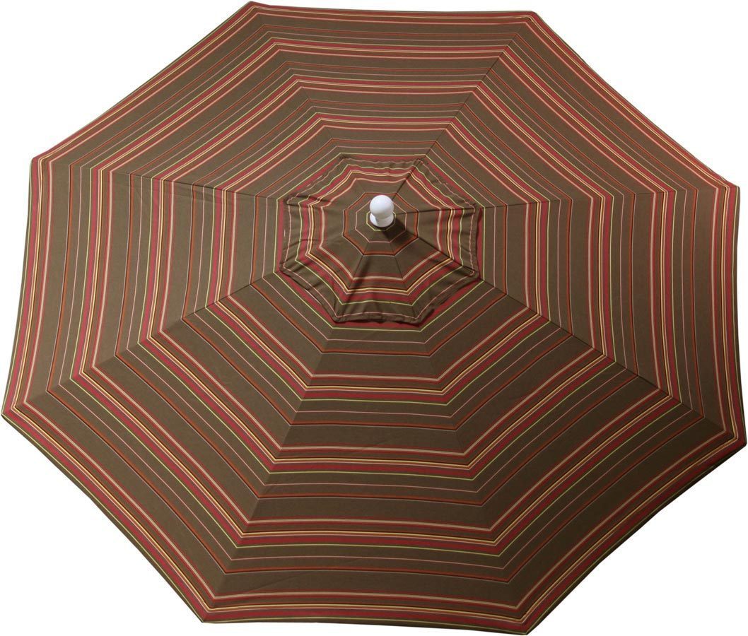 LuxCraft 9 Foot Market Outdoor Umbrella Replacement Canopy Only - Durable Sun Shade for Patio, Garden, Poolside, and Backyard Relaxation