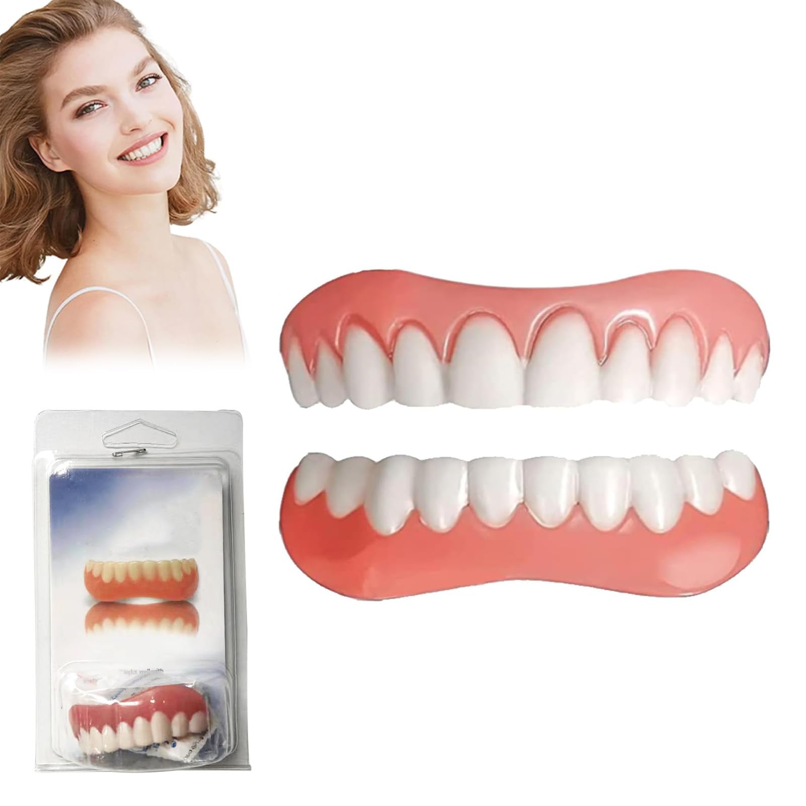 Yunpso Denture Reline Kit - Soft Silicone Denture Repair Kit for Men & Women (1 Set) | At-Home Denture Adjustment & Comfort Solution for Loose Dentures