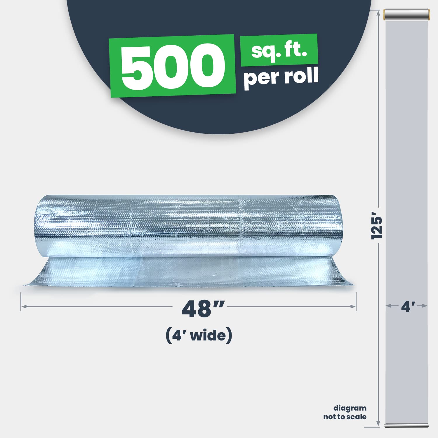 rFoil Single Bubble Insulation Roll 48