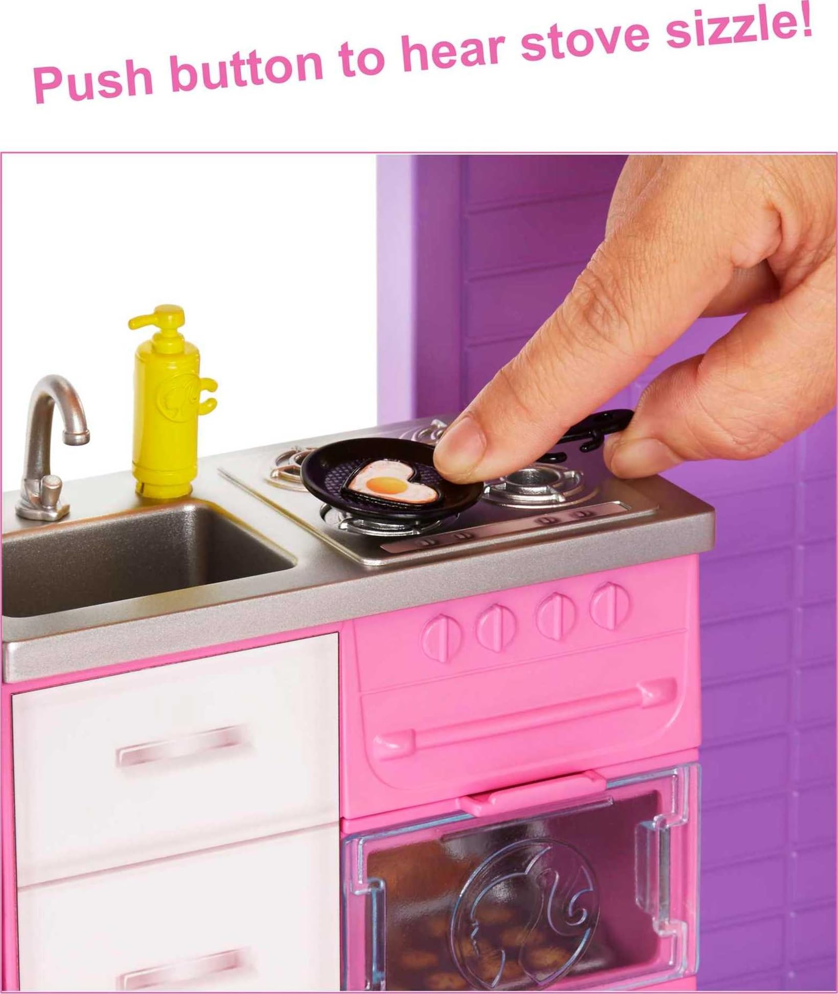Barbie DreamHouse Dollhouse Playset with 70+ Accessories - Transforming Furniture, Elevator, Slide, Lights & Sounds - Perfect for Imaginative Play & Gift for Girls Ages 3+