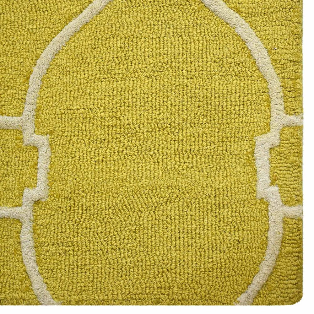 Premium Hand Tufted Area Rug - Soft & Durable Non-Slip Living Room Carpet - Perfect for Bedroom, Nursery, or Office Decor (5x7 Feet, Beige)