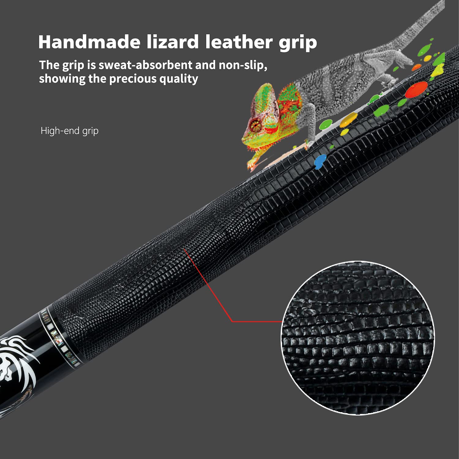KONLLEN Carbon Fiber Pool Cue Stick – Professional Low Deflection Billiard Cue with Hand-Made Inlay, Ultra-Smooth Design for Precision Shots | Perfect for Tournaments, League Play & Home Pool Tables