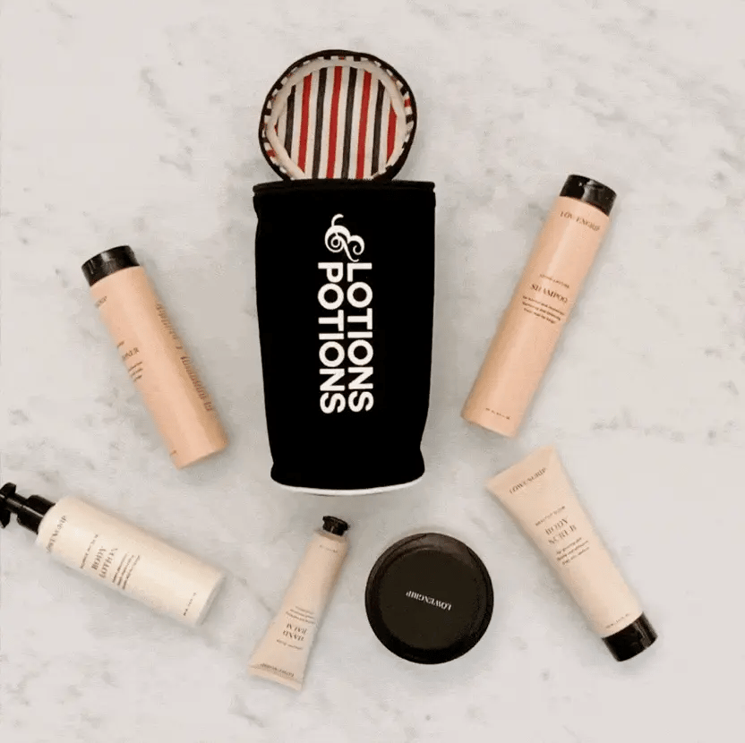 Travel-Sized Liquid Cosmetic Case - Black | TSA Approved Toiletry Bag for Airplane Carry-On & Perfect for Skincare, Makeup, and Shampoo Storage