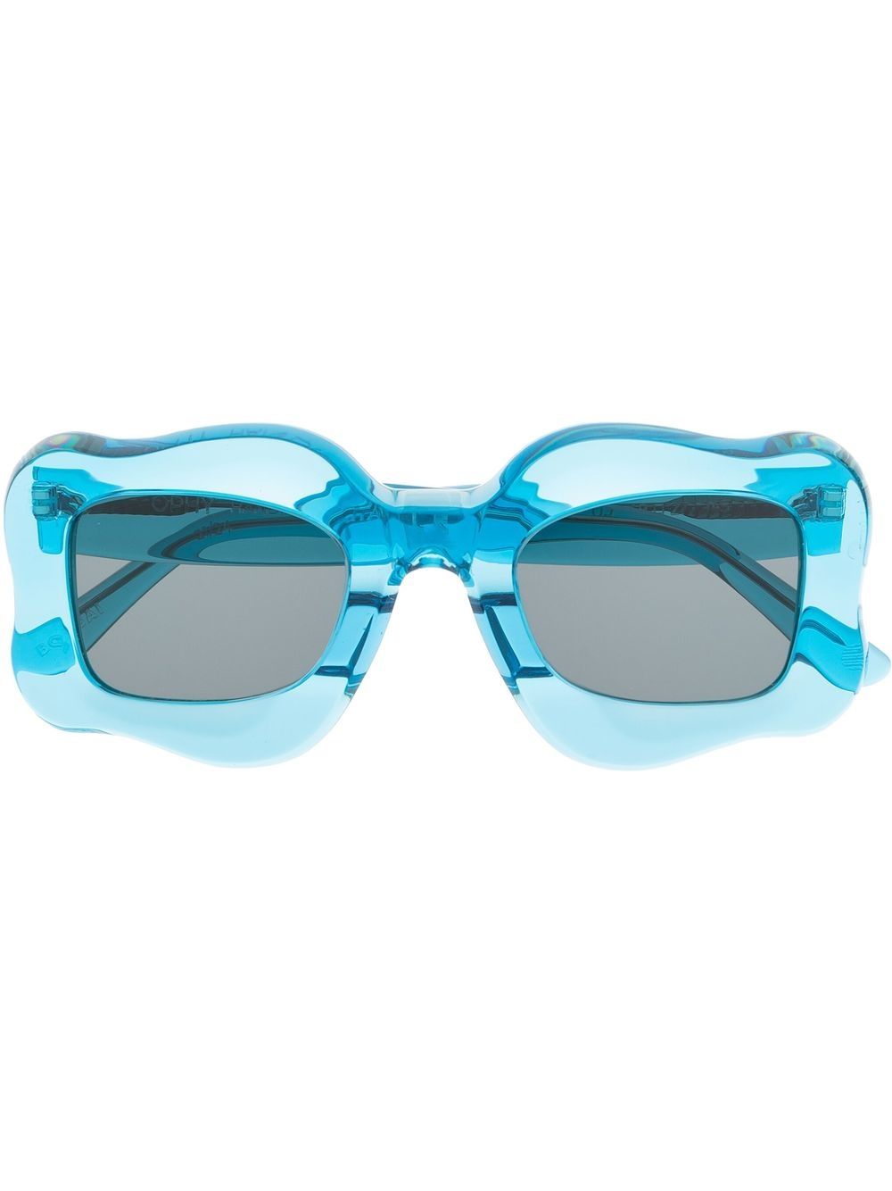 Stylish Bonsai Sunglasses - Clear Blue Lens UV Protection - Perfect for Outdoor Activities, Beach, and Driving