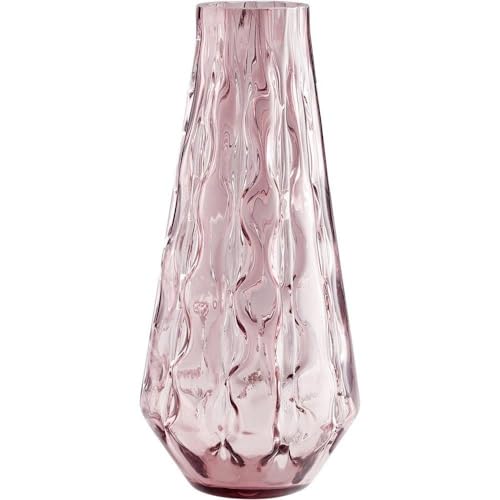 Cyan Design 11076 Geneva 18 Inch Large Blush Vase - Elegant Home Decor for Living Room, Dining Table, Wedding Centerpiece & Floral Arrangements