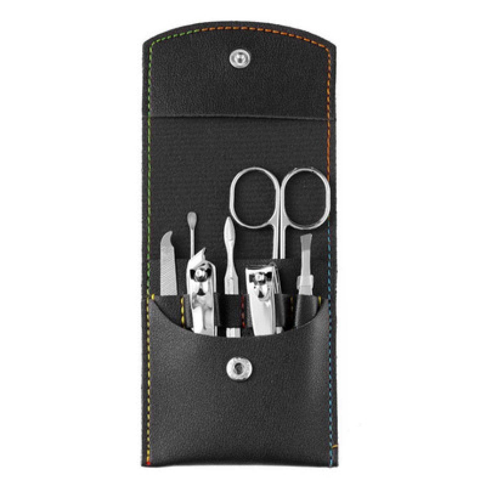 7-Piece Professional Nail Clipper Set - Portable Travel Pedicure Kit with Scissors, Nail Trimmer, Cutter & File for Home, Salon & On-the-Go Hygiene Care