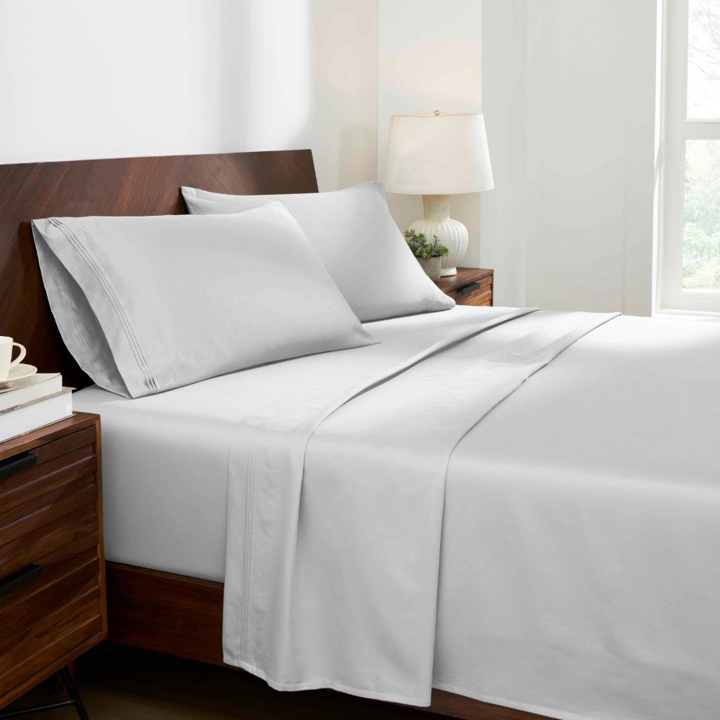 Premium 1000 Thread Count Egyptian Cotton Sheet Set - Eco-Friendly, Breathable & Hypoallergenic - Perfect for Luxury Bedding & Hot Sleepers